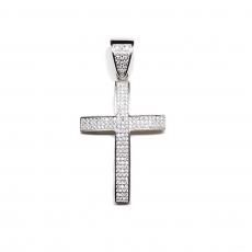 Silver 925 Chain Top No.145 Cross / Silver