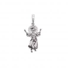 Silver 925 Chain Top No.146 Infant Jesus / Silver
