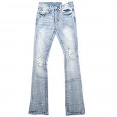 mnml X598 Skinny Stacked Denim Pants / Blue