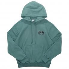 Stussy Stock New York Pigment Dye Pullover Hoodie / Forest