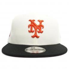 New Era 9Fifty Snapback Cap ��New York Mets 1969 World Series�� / Off White x Black