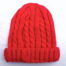 Knit Cap / Red