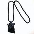 Black Jesus Plastic Necklaces No.2