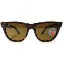 Ray-Ban Sunglasses “Wayfarer Polarized Big” / Havana