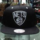Mitchell & Ness Velcro Adjustable Cap Brooklyn Nets / Black
