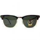 Ray-Ban Sunglasses “Clubmaster” / Black x Gold