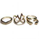 Alloy Finger Tip Ring No.1 / Gold