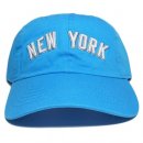 Newhattan 6 Panel Baseball Cap New York / Turquoise