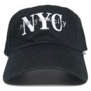 Newhattan 6 Panel Baseball Cap NYC / Black