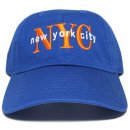 Newhattan 6 Panel Baseball Cap NYC / Royal Blue