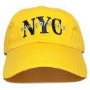 Newhattan 6 Panel Baseball Cap NYC / Yellow