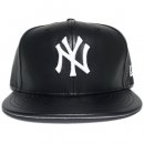New Era 9Fifty PU Leather Snapback Cap New York Yankees / Black
