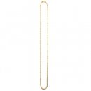 14k Gold Coating Silver 925 Ball Chain Necklace No.100 / Gold