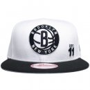 New Era 9Fifty Snapback Cap Brooklyn Nets #11 Lopez / White x Black