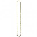 14K Gold Coating Silver 925 Ball Chain Necklace No.104 / Gold