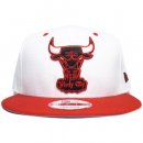 New Era 9Fifty Snapback Cap Chicago Bulls / White x Red