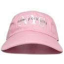 Newhattan 6 Panel Baseball Cap NYC / Light Pink