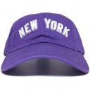 Newhattan 6 Panel Baseball Cap New York / Purple