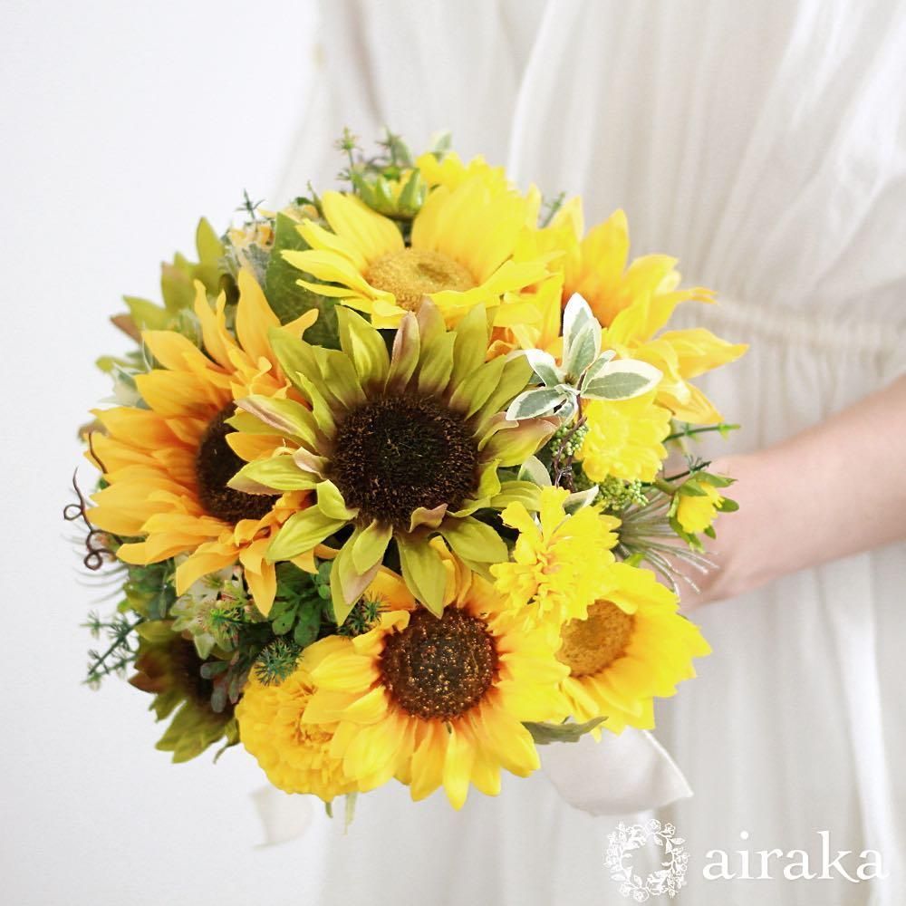 ブートニアと髪飾りのセット 桜ブーケ、ブートニア、髪飾りの3点