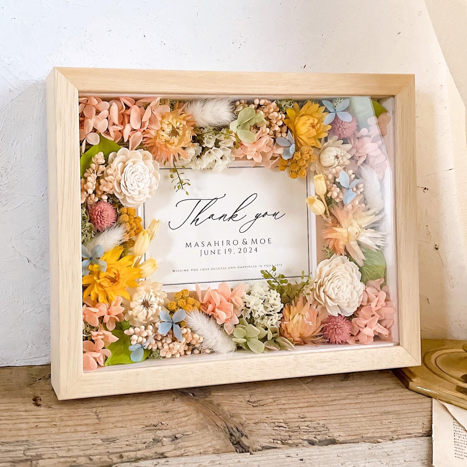 フラワーフォトフレーム（8colors） - airaka｜花飾りのアトリエ