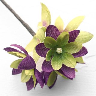 フリルレンジアの髪飾り(紫)