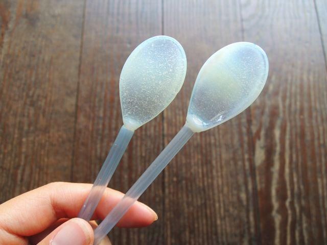 特大ガラススプーン2本 - 倉敷 こきーゆ