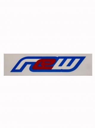 r Classic logo sticker08 (die cut)   blue x white x red