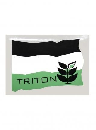 t Flag Sticker08 / D-Green x Mint