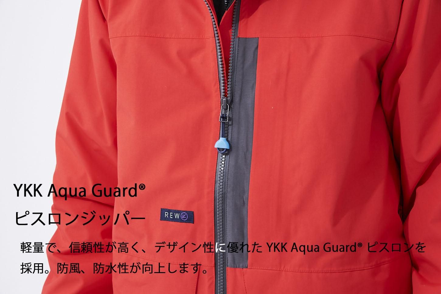 BASIC JKT [GORE-TEX PFC-FREE 2L ] P-BLACK x GREEN - Rew