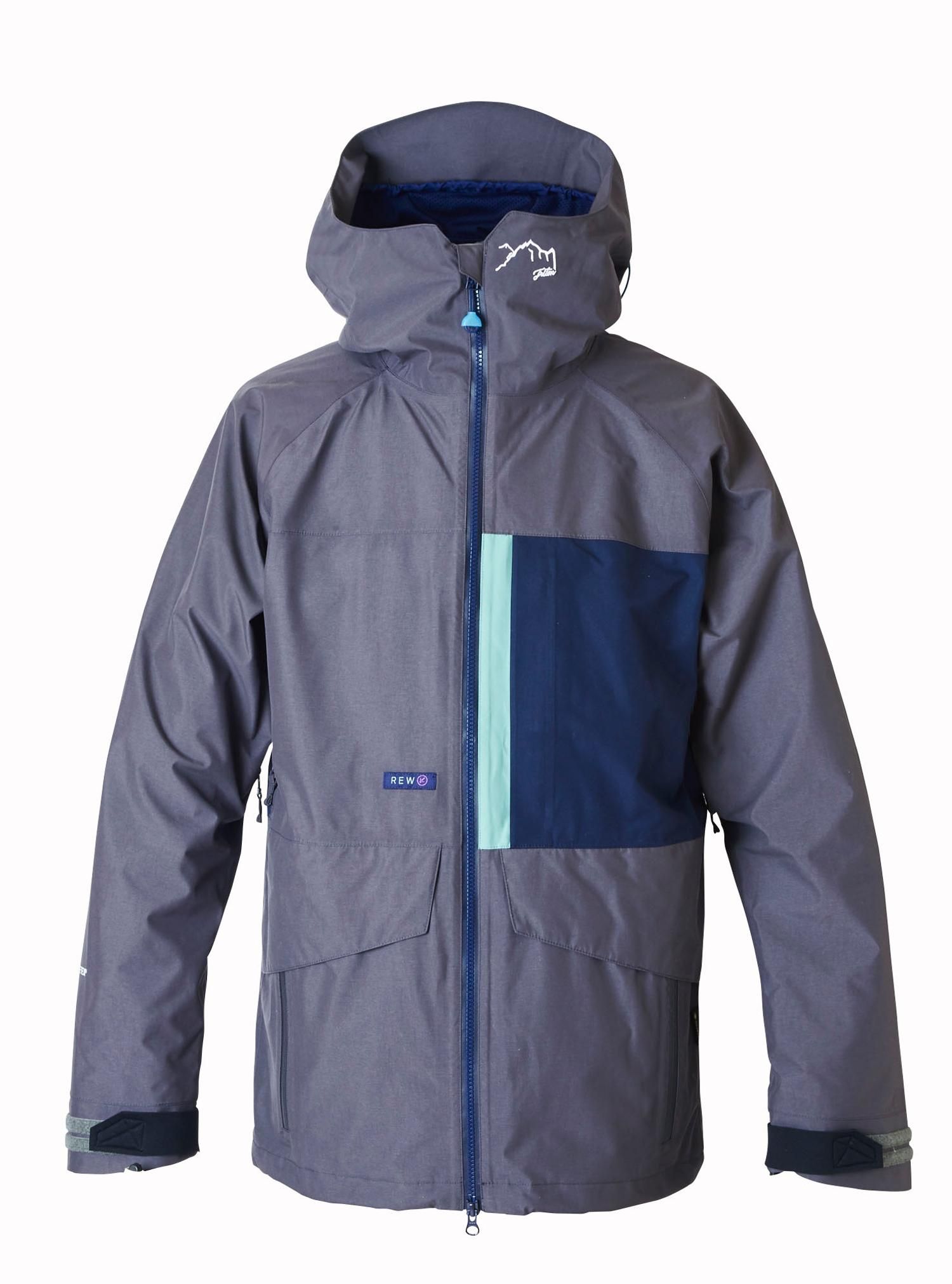 BASIC JKT [GORE-TEX 2L ] CHARCOAL x GREEN GRAY x P-NAVY