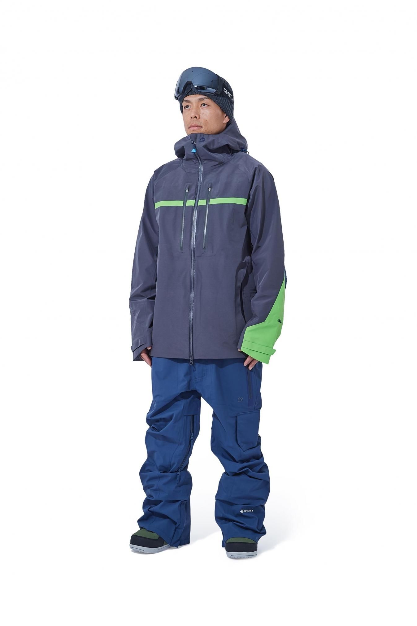 THE REALITY JKT 19 [GORE-TEX] 3L / CHARCOAL x SLATE x GRSS M