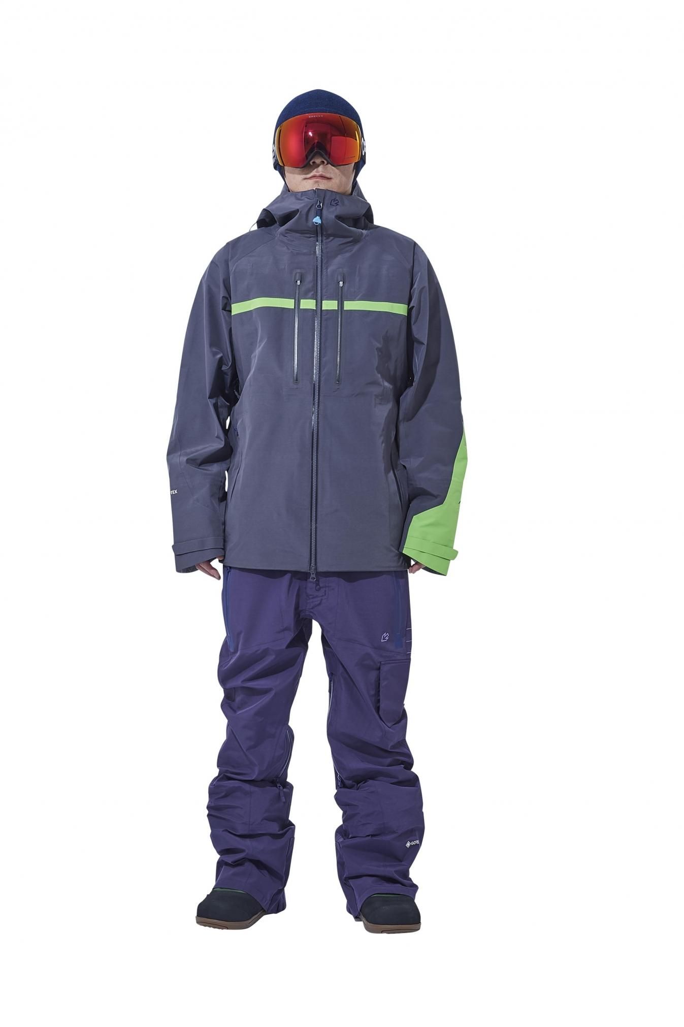 THE REALITY JKT 19 [GORE-TEX] 3L / CHARCOAL x SLATE x GRSS M