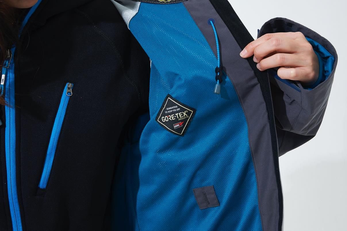 INSANE JKT [GORE-TEX?] 2L BLACK x D-BLUE 展示サンプル M