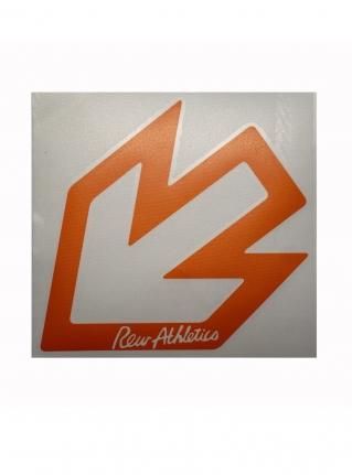r New Arrow logo sticker (die cut)  Orange