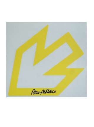 r New Arrow logo sticker (die cut)  YELLOW