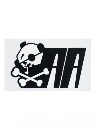 AA Panda Sticker / Black