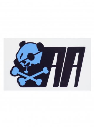 AA Panda Sticker / Black x Blue