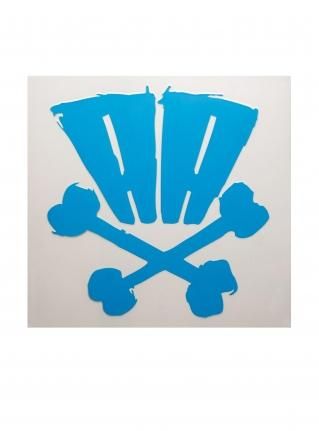 r AA bones sticker09 (die cut)   Blue