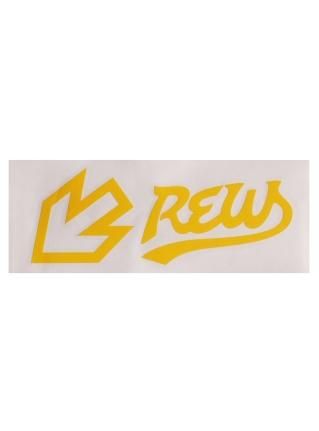 r F LIGHT LINE sticker (die cut)  Yellow