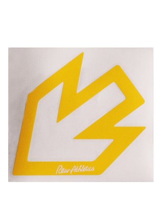 r New Arrow logo sticker (die cut)  Yellow