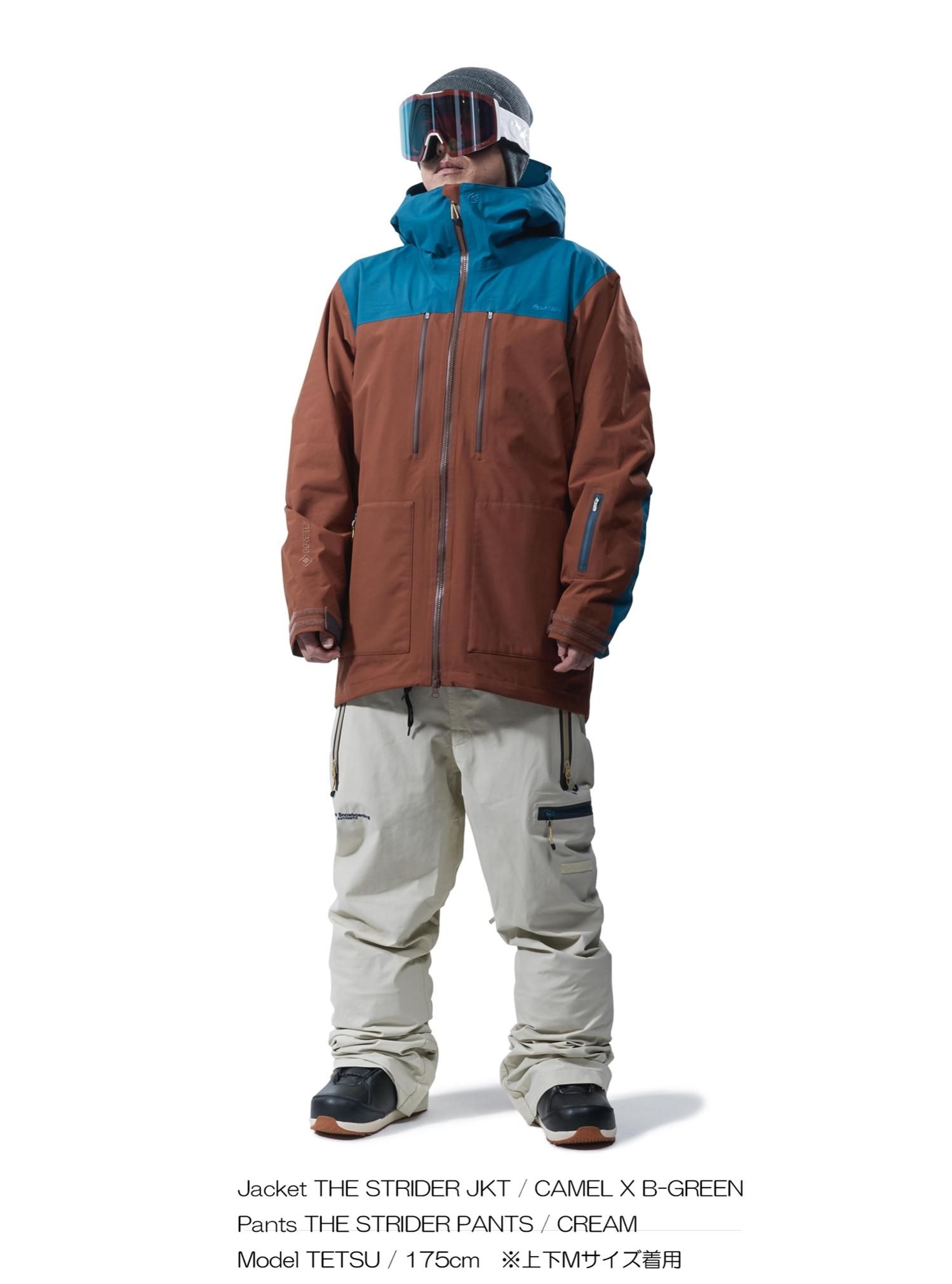 r STRIDER JKT 20 [ GORE-TEX 2L ] CAMEL x B-GREEN - Rew / VOLUME