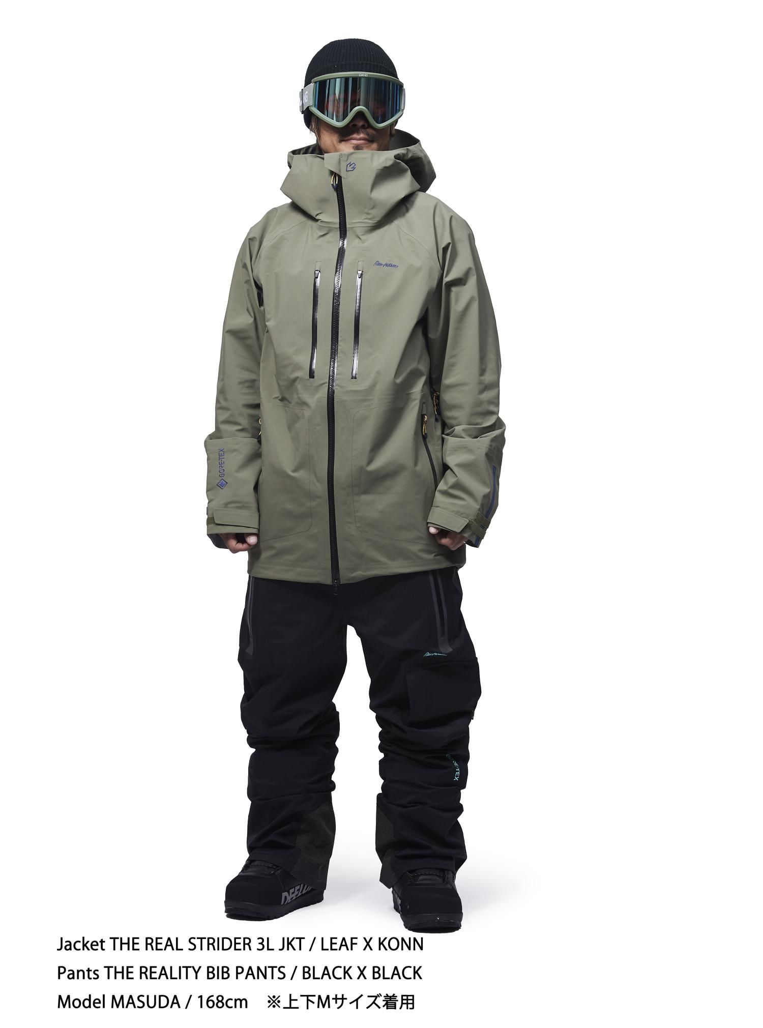 予約商品 r REAL STRIDER 3L JK 01 [ GORE-TEX 3L ] LEAF x KONN - Rew 