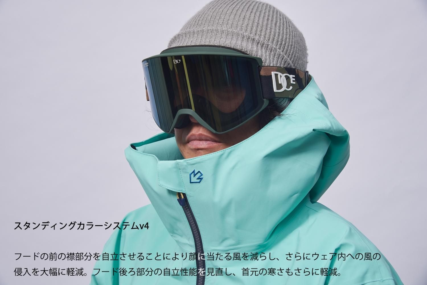 rew reality bib L　GORE-TEX　本日限定 r REALITY BIB PANTS 23 [ GORE-TEX 3L ] DUCK CAMO x CHARCOAL