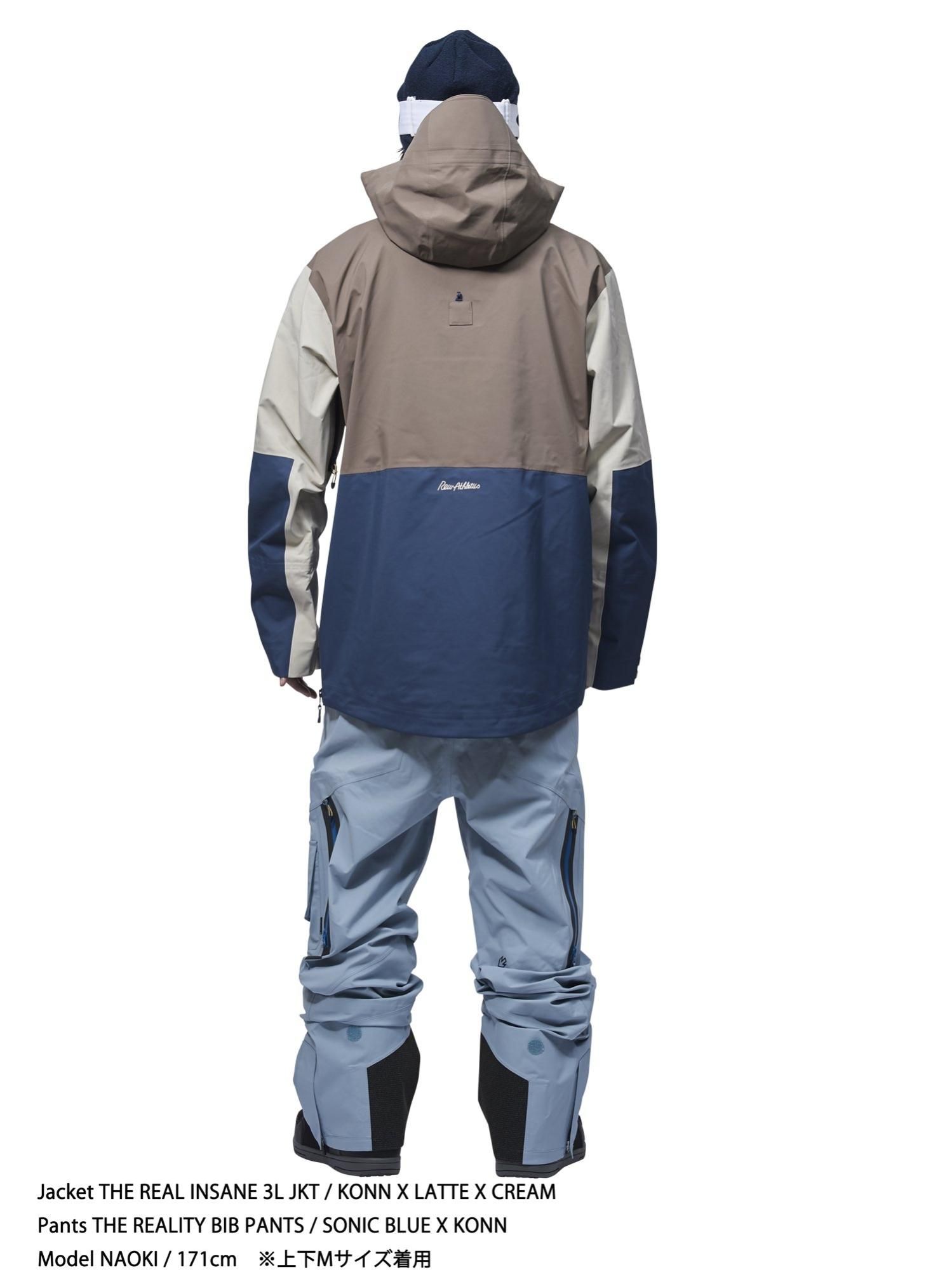 r REAL INSANE 3L JK 04 [ GORE-TEX 3L ] KONN x LATTE x CREAM 展示