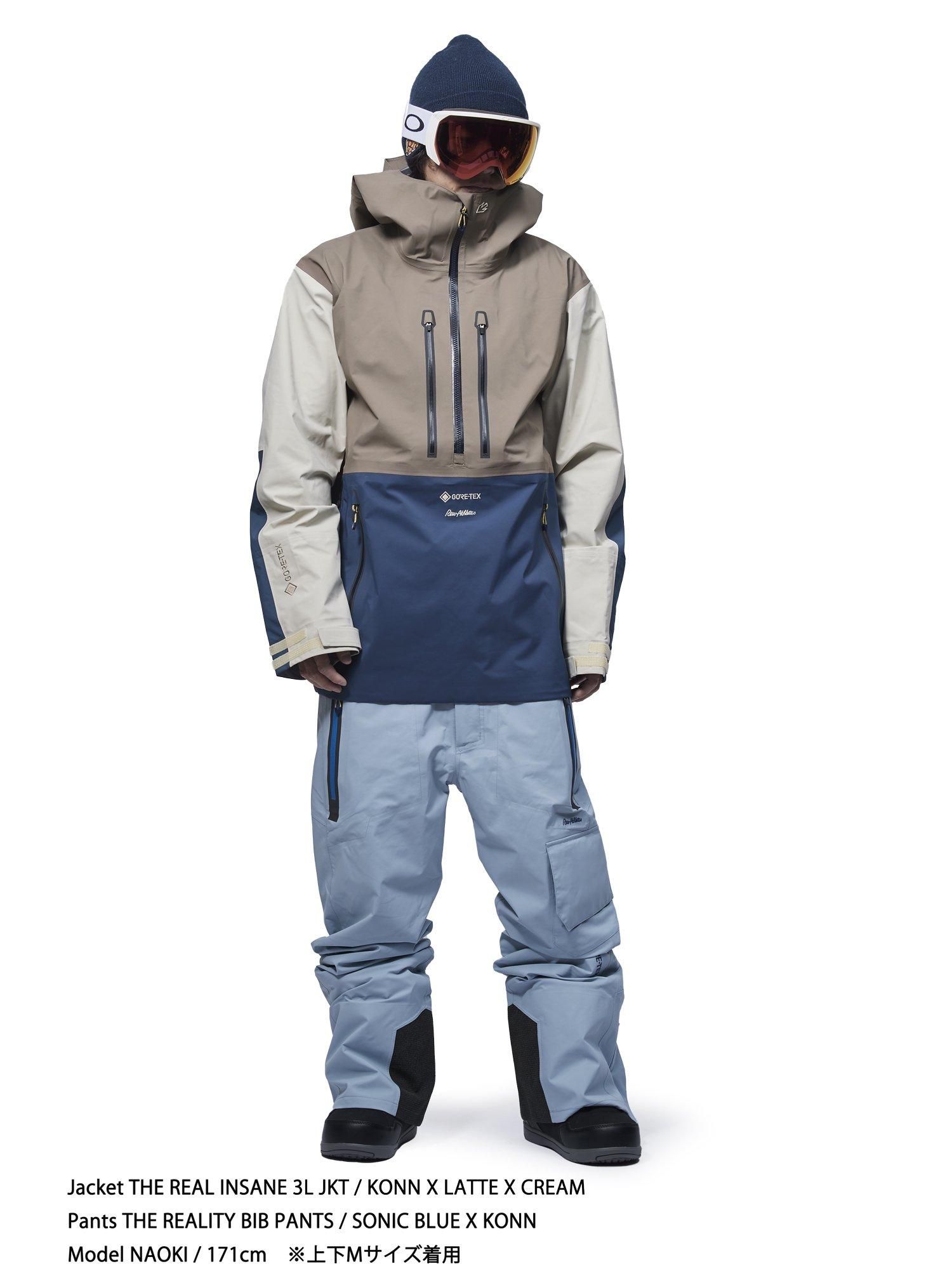 r REAL INSANE 3L JK 04 [ GORE-TEX 3L ] KONN x LATTE x CREAM 展示