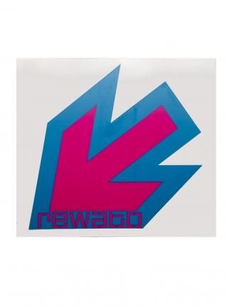 r New Arrow logo sticker10 (die cut)  blue x pink