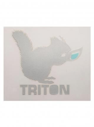 t Chipmunk Diecut sticker10 (die cut)  Silver