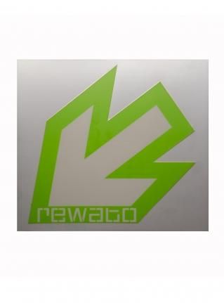 r New Arrow logo sticker11 (die cut)  r-green x white