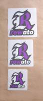 r Logo sticker / Purple