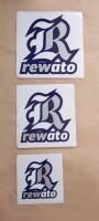 r Logo sticker / Gray